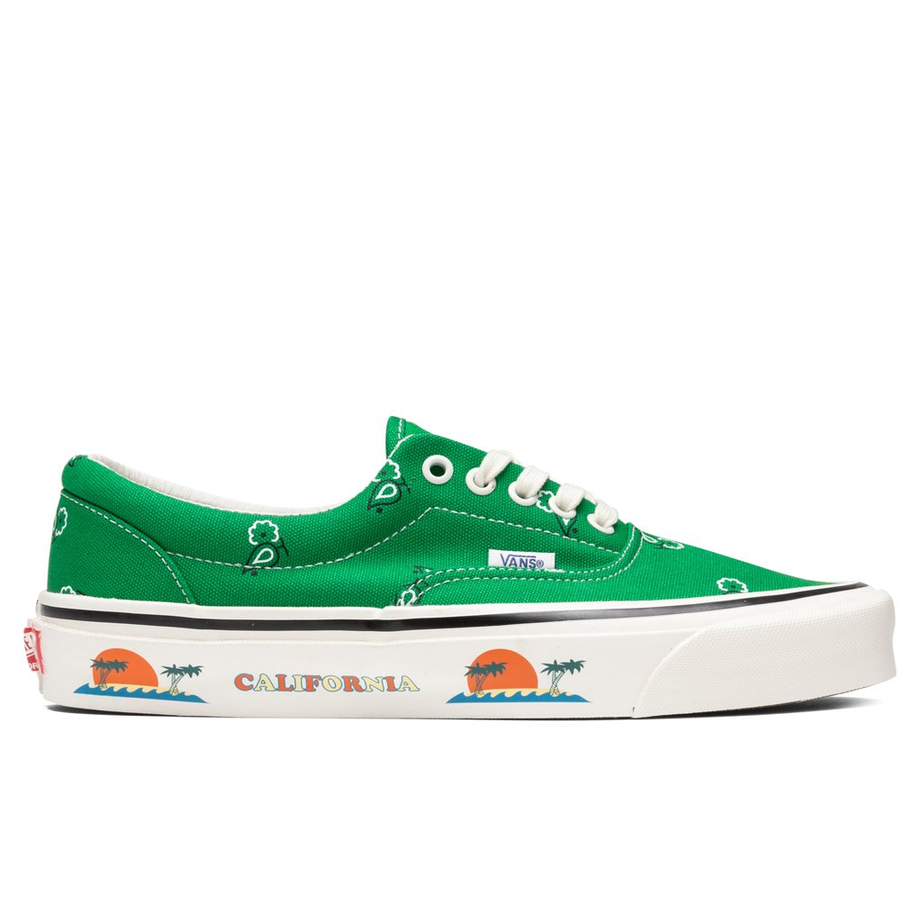 OG Era LX "Paisley" - Fern Green/White