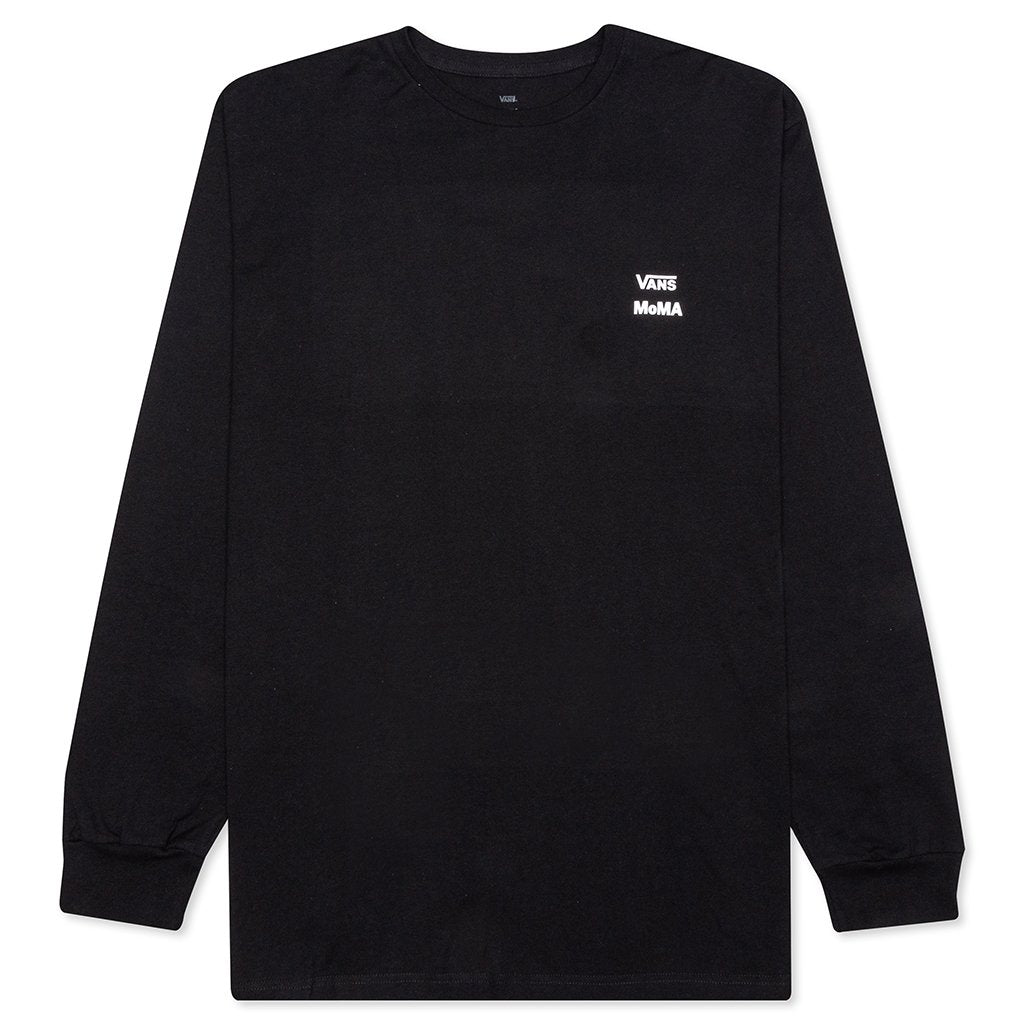 MoMA Branded L/S T-Shirt - Black